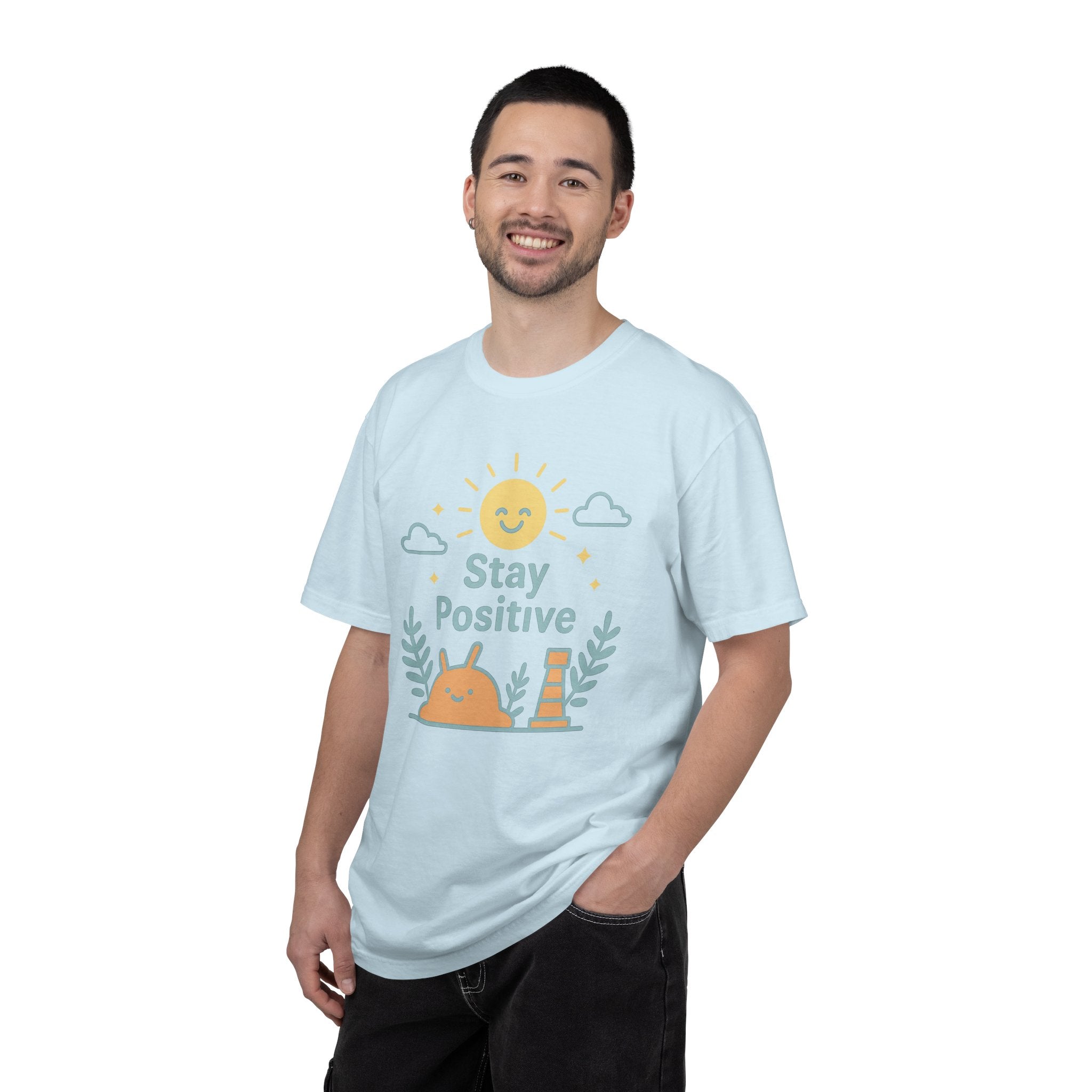 Stay Positive Graphic T-Shirt — Cute Sunshine Motivational Tee