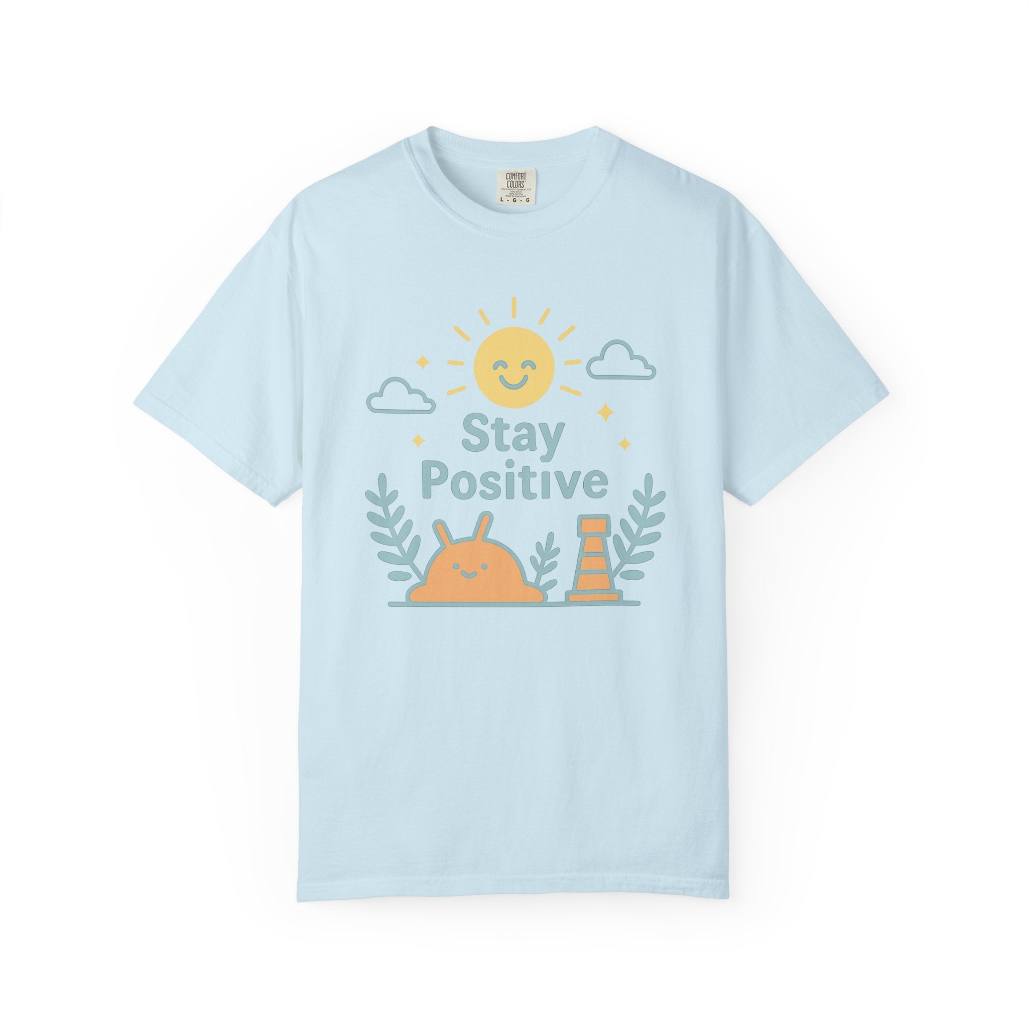 Stay Positive Graphic T-Shirt — Cute Sunshine Motivational Tee