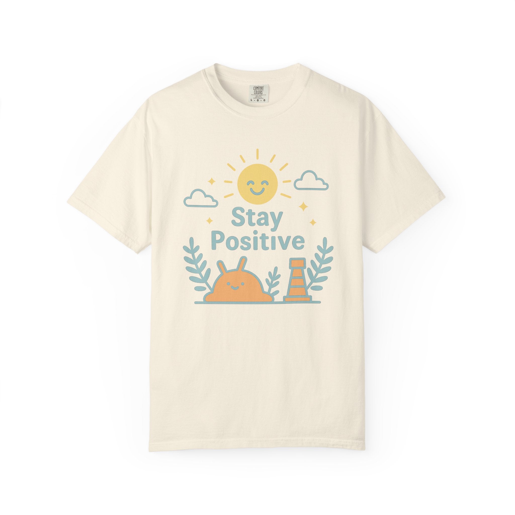 Stay Positive Graphic T-Shirt — Cute Sunshine Motivational Tee