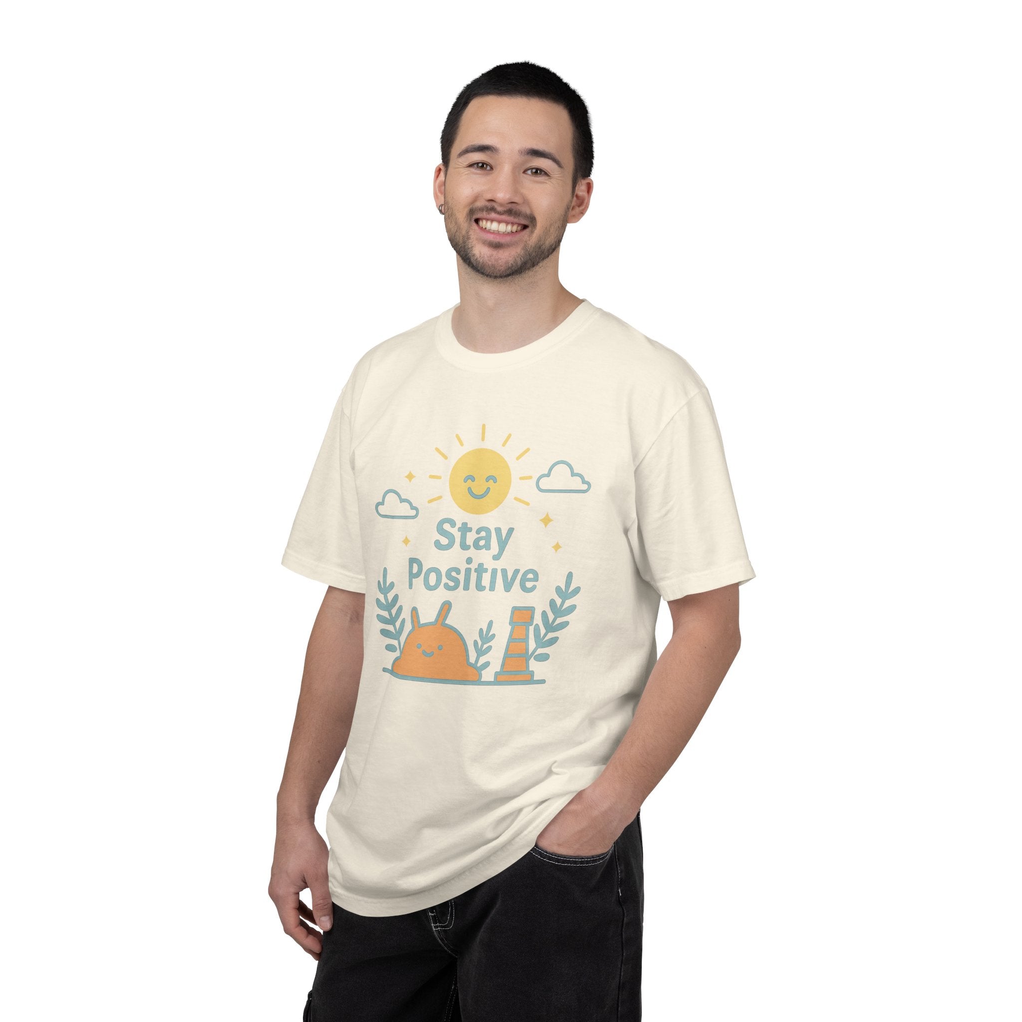 Stay Positive Graphic T-Shirt — Cute Sunshine Motivational Tee