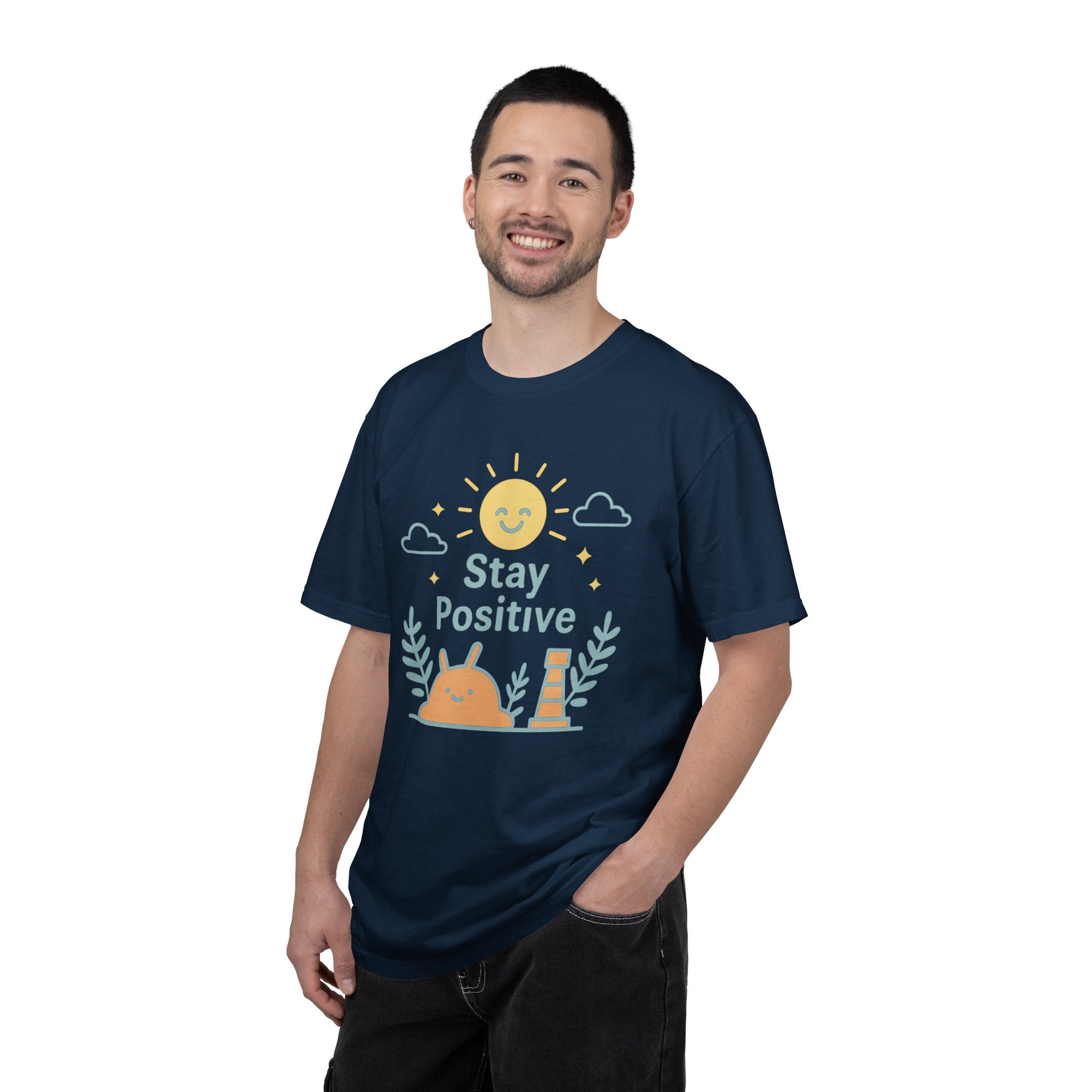 Stay Positive Graphic T-Shirt — Cute Sunshine Motivational Tee