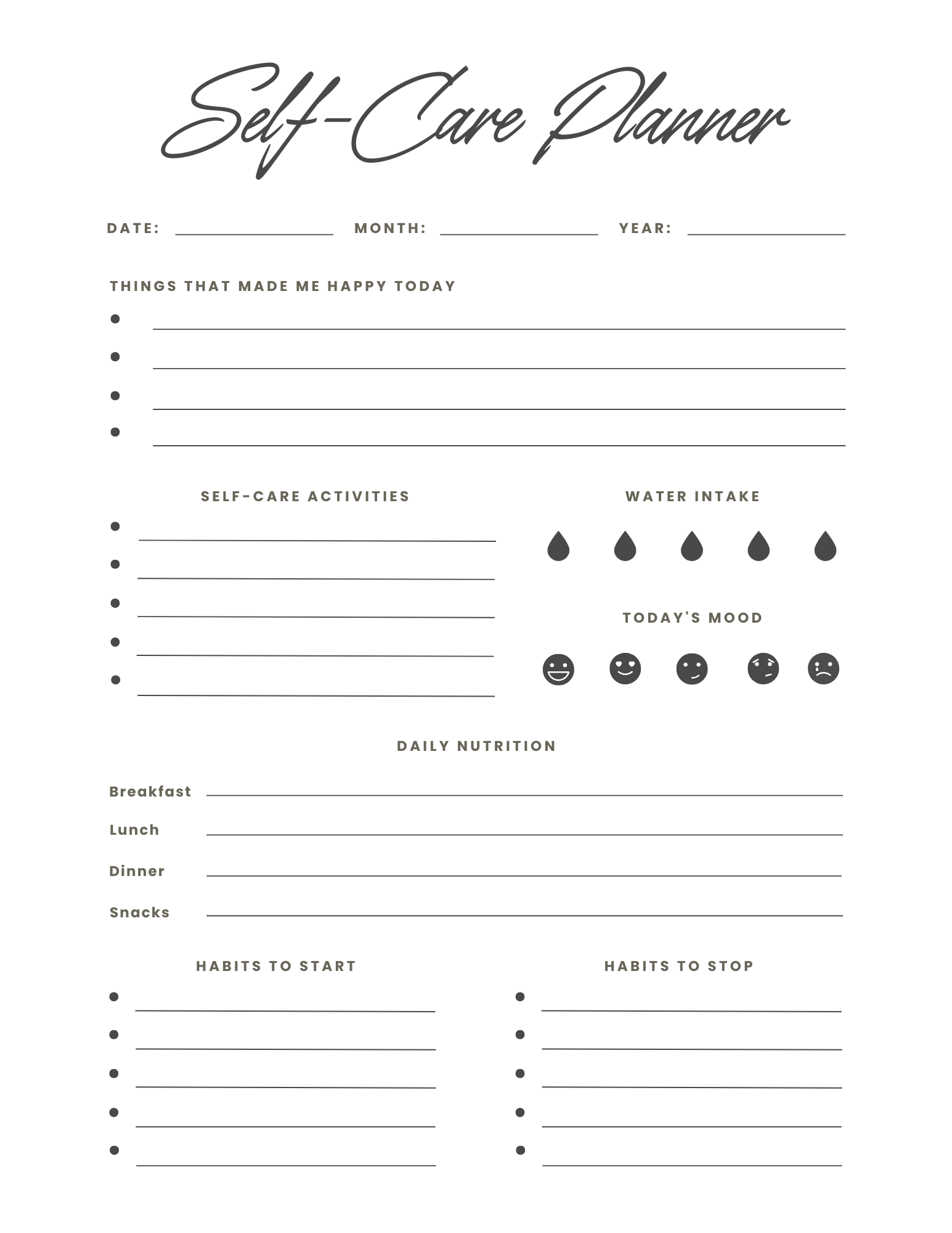 Complete Planner & Journal Digital Bundle